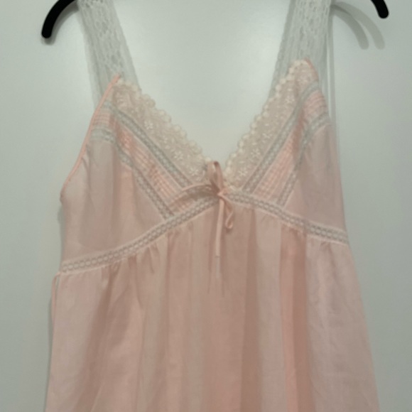 Vintage Komar Lace Trimmed Nightgown Nightie Lingerie Made in USA Small - Picture 6 of 8